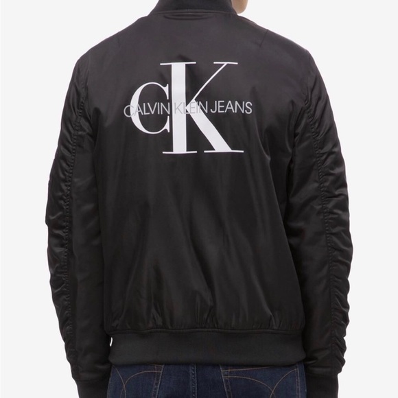 Calvin Klein mens jacket logo on the back size S - Picture 1 of 2